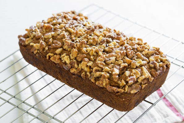 Vegan Banana Bread on Drying Rack Vegan Banana Bread on Drying Rack