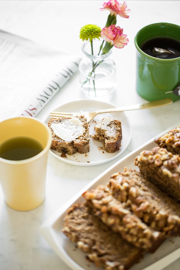Vegan Banana Bread Plant-based Banana Bread