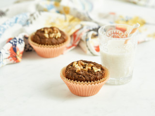 Pumpkin Gingerbread Muffins
