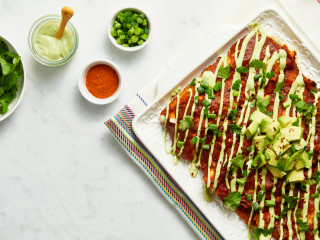 Next Level Vegan Enchiladas