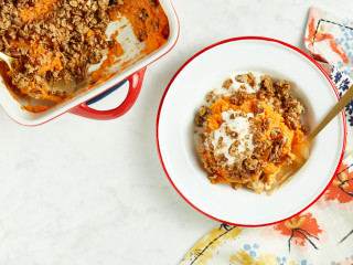 Sweet Potato Crumble Casserole