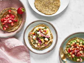 3-Ingredient Chia and Quinoa Flatbread
