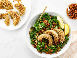 Nutty Crusted Butternut Squash Bowl